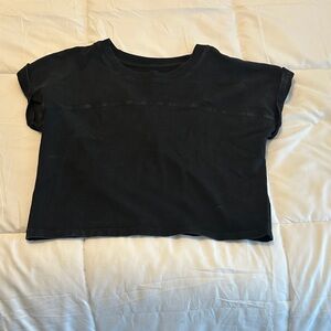 Aerie Black Short Sleeve Kids Tee